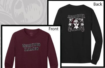 Dames Long Sleeve-Design #1-Full