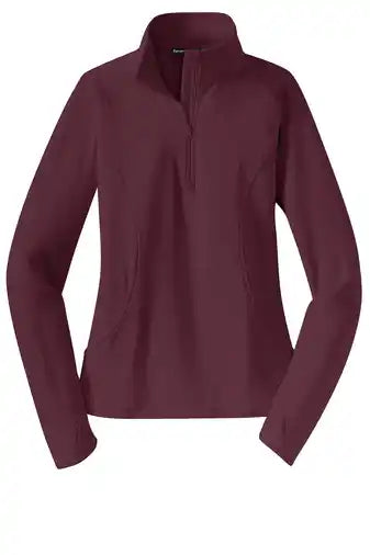 Dames 1/2 Zip Pullover (Women's) Design #1 Full